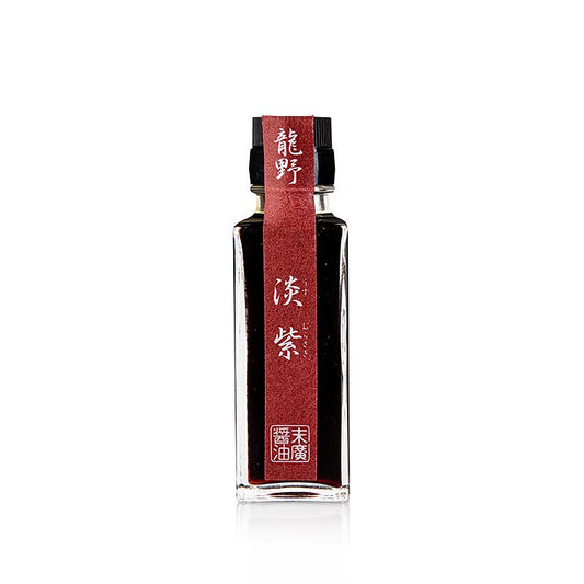 Fles Sojasaus Shoyu Murasaki paars lichtgekleurd Suehiro 100 ml