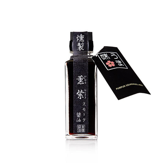Sojasaus Shoyu Murasaki Paars 100 ml fles met rokerige smaak 