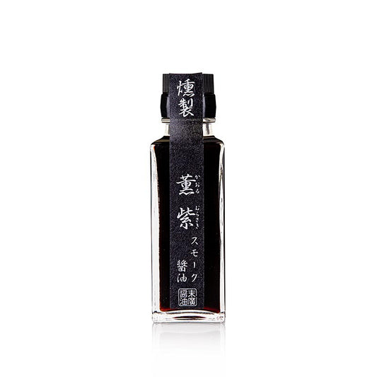 Flesje van 100 ml rokerige Sojasaus - Shoyu (Murasaki / Paars) van Suehiro