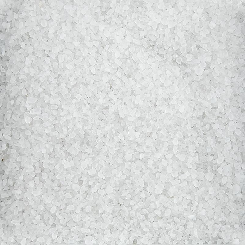 Duits hagel-/pretzelsteenzout, onbehandeld, 0,8 mm-2,3 mm, 1 kg