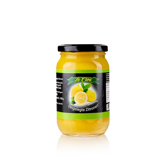 Gepekelde hele citroenen, gezouten, 350 g - preserved salted whole lemons in a 350g package