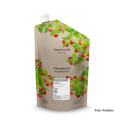 Ponthier frambozenpuree, met suiker, 2,5 kg, 2,5 kg