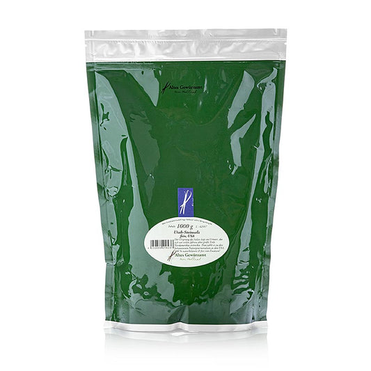 Utah steenzout fijn, Altes Gewürzamt, 1 kg - high quality fine salt from Utah, perfect for seasoning and cooking, in a 1 kg package