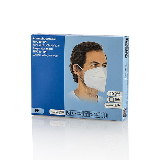 Stofmasker FFP2, NR, PP, Hygostar, 10 st - High-quality, durable and protective FFP2 respirator masks for 10 uses