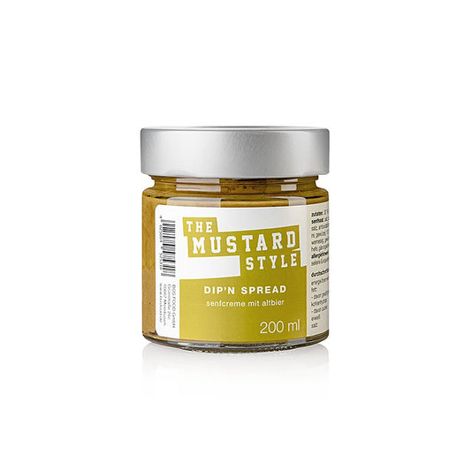 200 ml bottle of Ernst Petry's 'Serious Taste De Mosterd' mustard, a gourmet and flavorful condiment