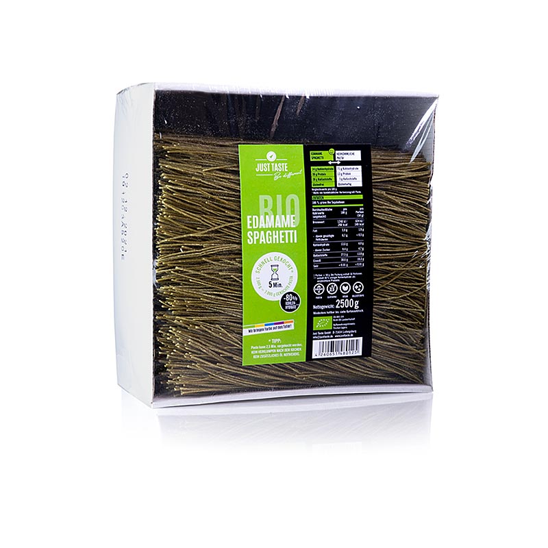 Just Taste Edamame Spaghetti, glutenvrij, BIO, 2,5 kg