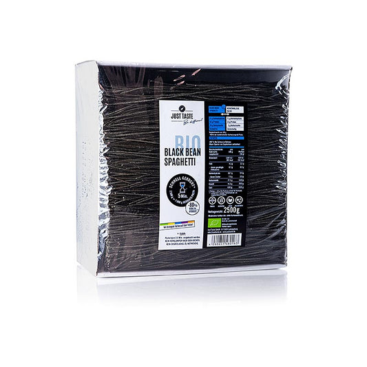 Just Taste Zwarte bonenspaghetti, glutenvrij, biologisch, 2,5 kg