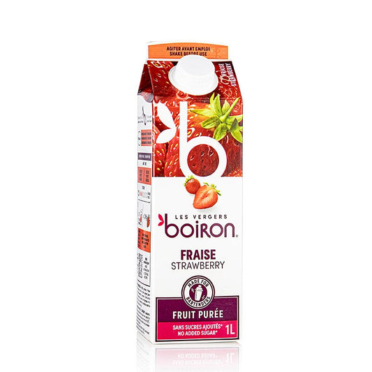 Boiron  Aardbeienpuree, gepasteuriseerd, 1 l