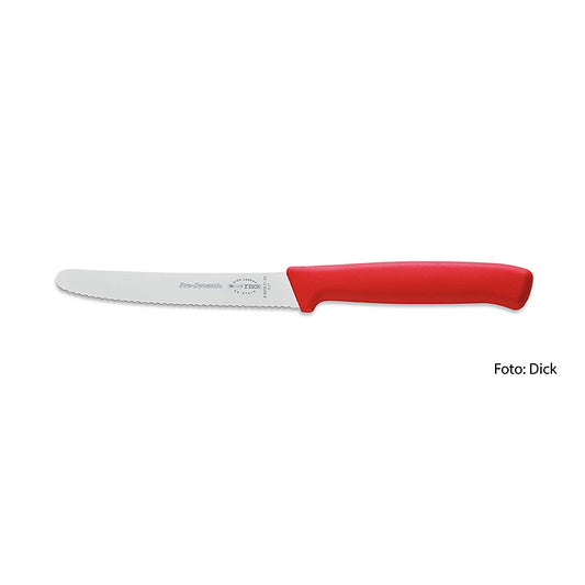 Officemes, gekarteld, rood, 11cm, DICK, 1 st