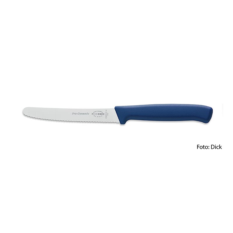 Hobbymes, gekarteld, blauw, 11cm, DICK, 1 st