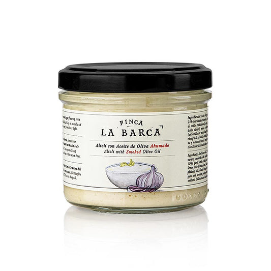 Aioli van gerookte olijfolie, Finca La Barca, 120 ml