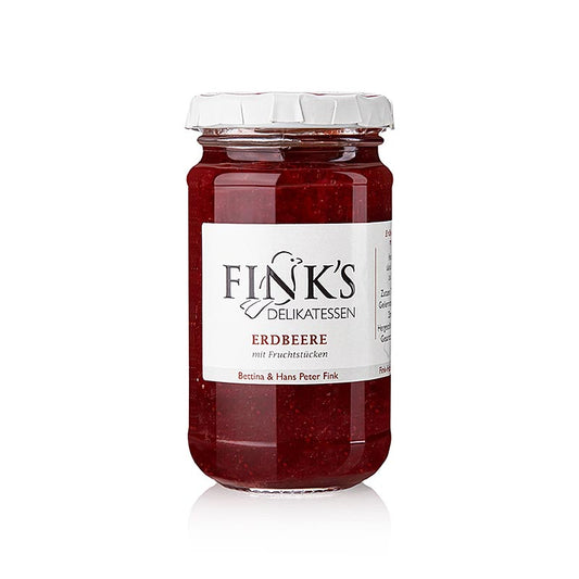 Lichte aardbeienjam, Fink's Delikatessen, 220 g