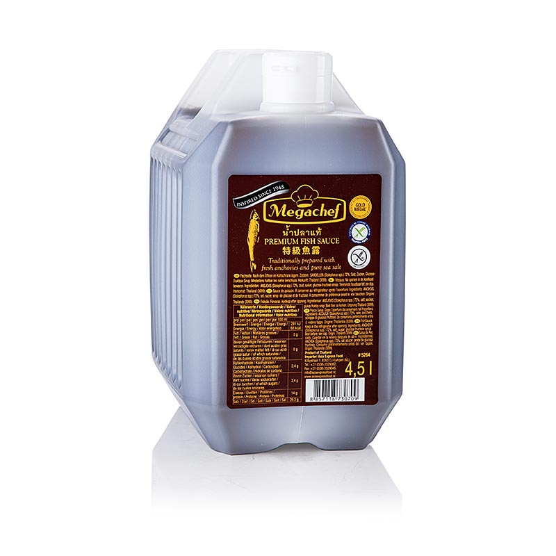 Vissaus, glutenvrij, Megachef, 4,5 l