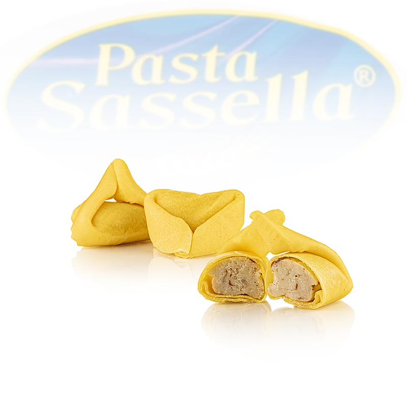 Delicious Verse tortelloni with creamy cantharel filling, paired with Sassella wine, perfect for any season, 500g