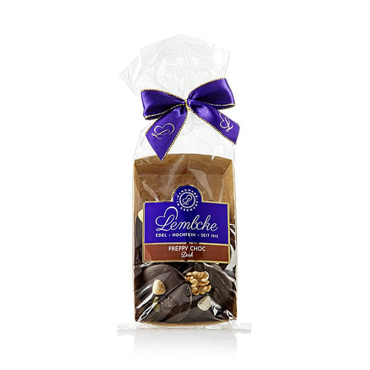 Theekoekjes Preppy Choc Dark, Studententaler, Lembcke, 100 g
