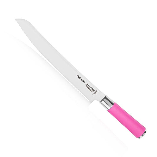Roze Spirit broodmes met gekarteld lemmet van 26cm, van het merk DICK, 1 stuk