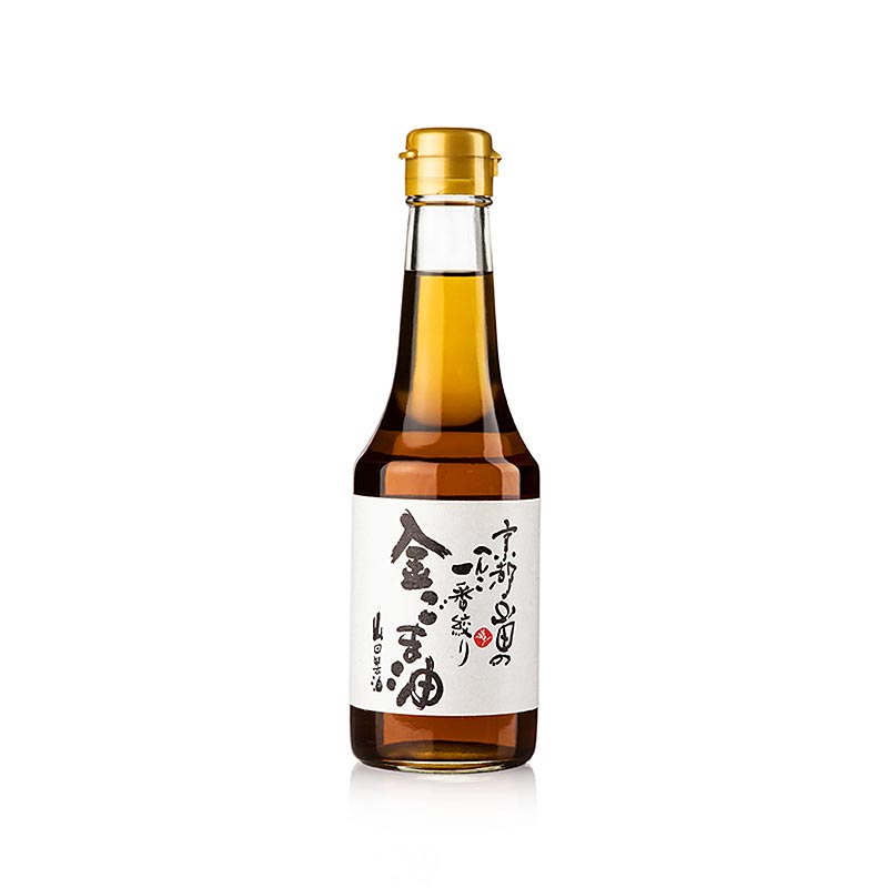 Sesamolie Golden van geroosterde gouden sesamzaadjes, Yamada, 300 ml - een heerlijke en hoogwaardige sesamolie van geroosterde sesamzaadjes