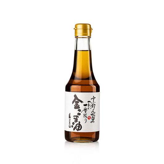 Sesamolie Golden van geroosterde gouden sesamzaadjes, Yamada, 300 ml - een heerlijke en hoogwaardige sesamolie van geroosterde sesamzaadjes