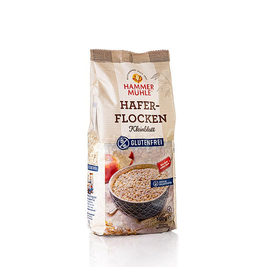 Havermout, glutenvrij, kleine vlokken, Hammermühle, 500 g