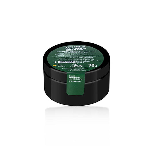 Sosa kleurstof voor levensmiddelen mintgroen, poeder, oplosbaar in water (39430), 70 g - high quality food coloring powder in a vibrant mint green shade, water soluble