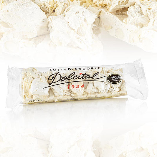 Torrone reep met mediterrane amandel en harde structuur, 200 g