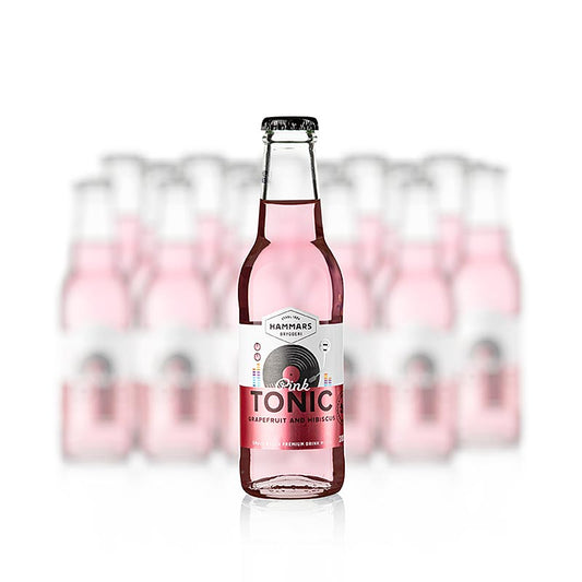Hammars Tonic Pink Grapefruit & Hibiscus, Zweden, 3,6 l, 18 x 200 ml