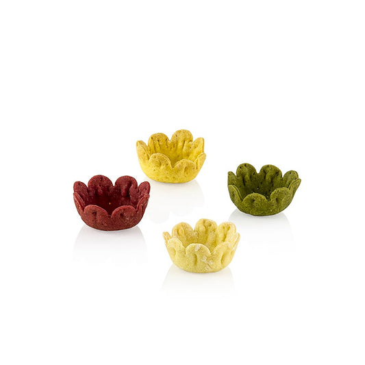 "Cups" groentetartelettes, rode biet-wortel-ui-spinazie, ø 3x1,5 cm, Pidy, 336 g, 96 stuks