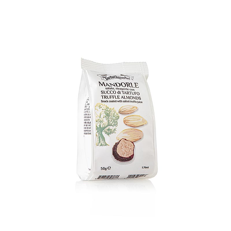 Tartuflanghe  amandelen met truffelcoating, 50 g