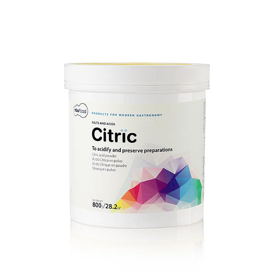 TÖUFOOD CITRÏC ACID, citroenzuur, 800 g