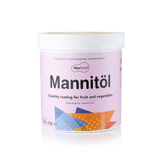 Premium TÖUFOOD MANNITE OLIE, 500g with mannitol at special discounted price valid until September 30, 2024