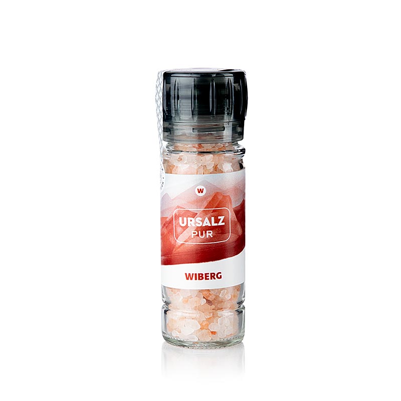 Wiberg kruidenmolen Ursalz puur, grof, ongejood, 112 g - a 100% natural and unrefined coarse salt grinder with 112 grams of product