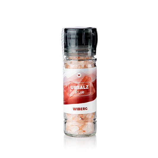 Wiberg kruidenmolen Ursalz puur, grof, ongejood, 112 g - a 100% natural and unrefined coarse salt grinder with 112 grams of product