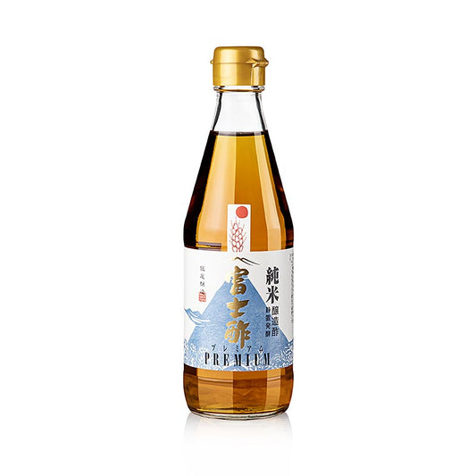 Fuji Su Premium - Rijstwijnazijn, Iio Jozo, Japan, 360 ml - speciale prijs, geldig t/m 30082024 - Kwalitatieve Japanse rijstwijnazijn in een fles van 360 ml, tijdelijk afgeprijsd tot 30 augustus 2024