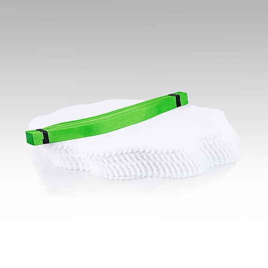 The Original Lemon Wraps, wit, met groene strik, 100 stuks