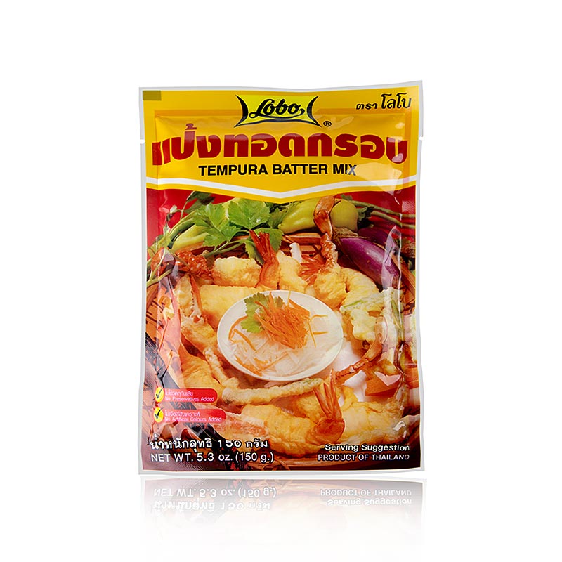Authentic Thai Tempura Beslagmix by Lobo, 150g, perfect for crispy and flavorful tempura dishes