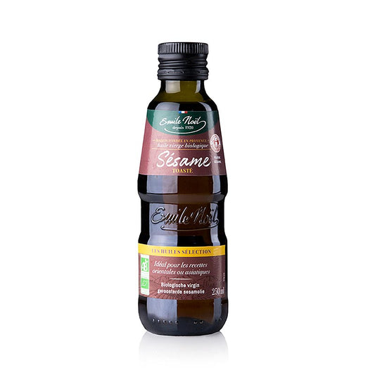 Sesamolie, geroosterd, Fairtrade, Emile Noel, BIO, 250 ml