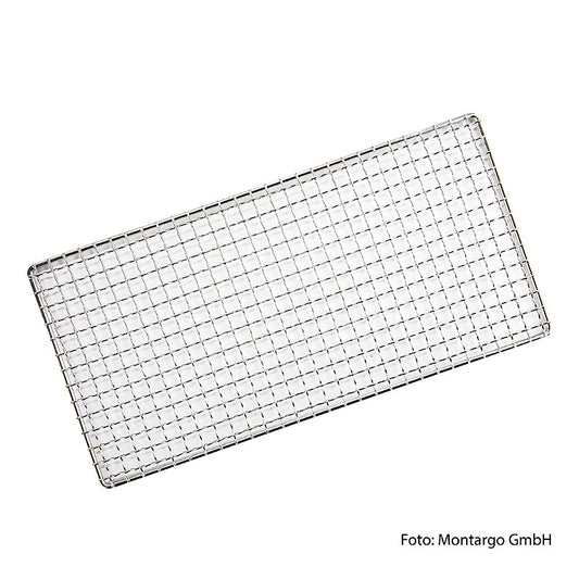 Roestvrij stalen vierkant SHICHIRIN Yakiniku rooster van 400x200mm, perfect voor Yakiniku montargo, 1 stuk