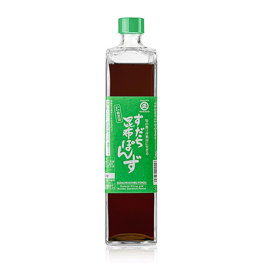 Sudachi Kombu Ponzu, gemaakt van sojasaus &amp; sudashi sap, Marusho, 700 ml