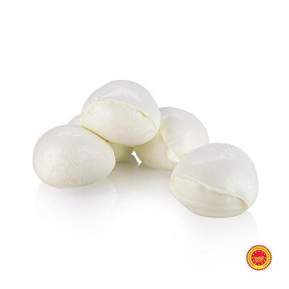 Buffelmozzarella, Bocconcini (ca. 50 g per bolletje), Campana D.O.P., 250 g