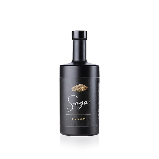 Tommy's Soya Sesam Sauce, a 500 ml bottle with a delicious combination of soya and sesame flavors, perfect for enhancing your favorite dishes