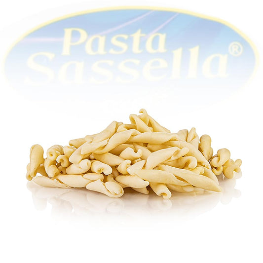Verse strozzapreti pasta, Sassella, 500 g - ambachtelijke Italiaanse pasta van hoge kwaliteit