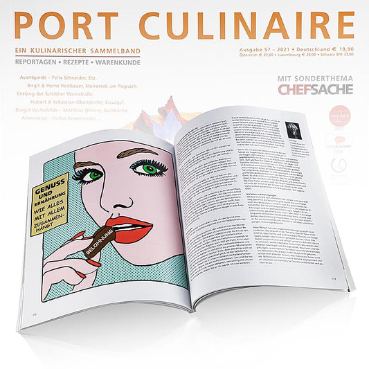 Port Culinaire - Gourmet Magazine, uitgave 57, 1 stuk, featuring delicious gourmet recipes, stunning food photography, and insightful culinary articles