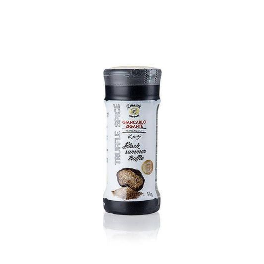 Zwarte zomertruffel kruidenpoeder van Zigante, 50 g verpakking, premium kwaliteit