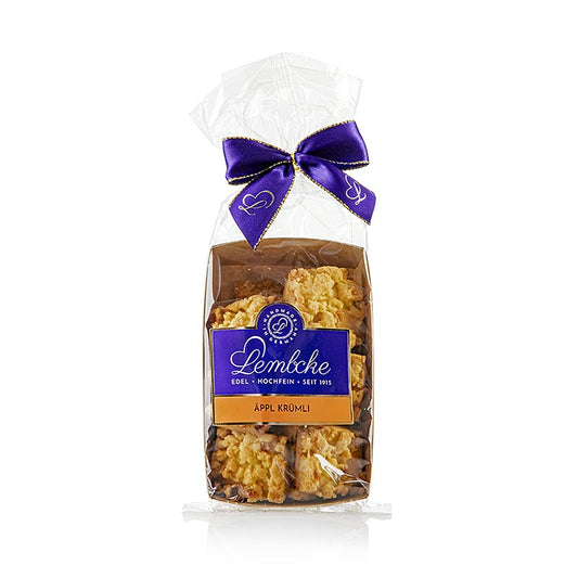 Theekoekjes Äpple Krümli, boterkoekjes met appel, Lembcke, 100 g