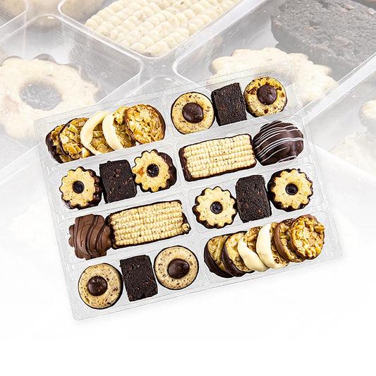 Heerlijke mix van 9 smaken theebiscuits van 3M Dreimeister, 4x300g, totaal 12 kg