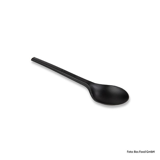 Naturesse koffielepel, zwart, 128 mm, REUSABLE CPLA, 1.000 st