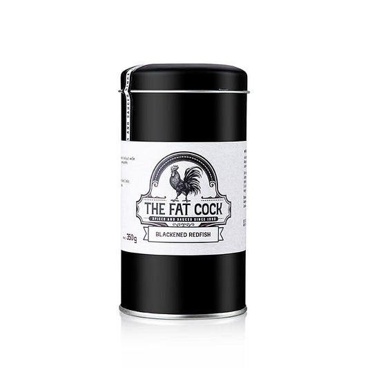 De Dikke Haan - Zwartgeblakerde roodbaars, viskruidenpreparaat, 350 g - a delicious and savory fish seasoning in a 350g package