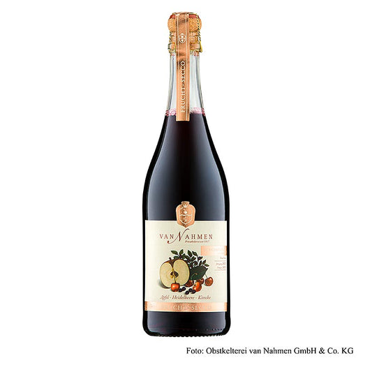 Van Nahmen appel-bosbes-kers fruitsecco, alcoholvrij, 750 ml