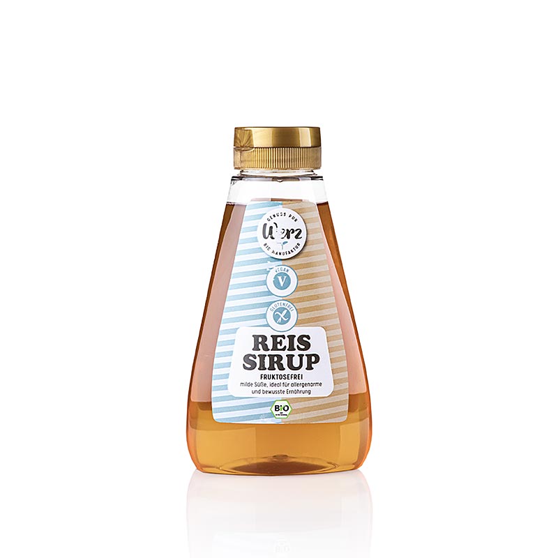 Rijststroop, glutenvrij, fructosevrij, Werz, BIO, 460 ml
