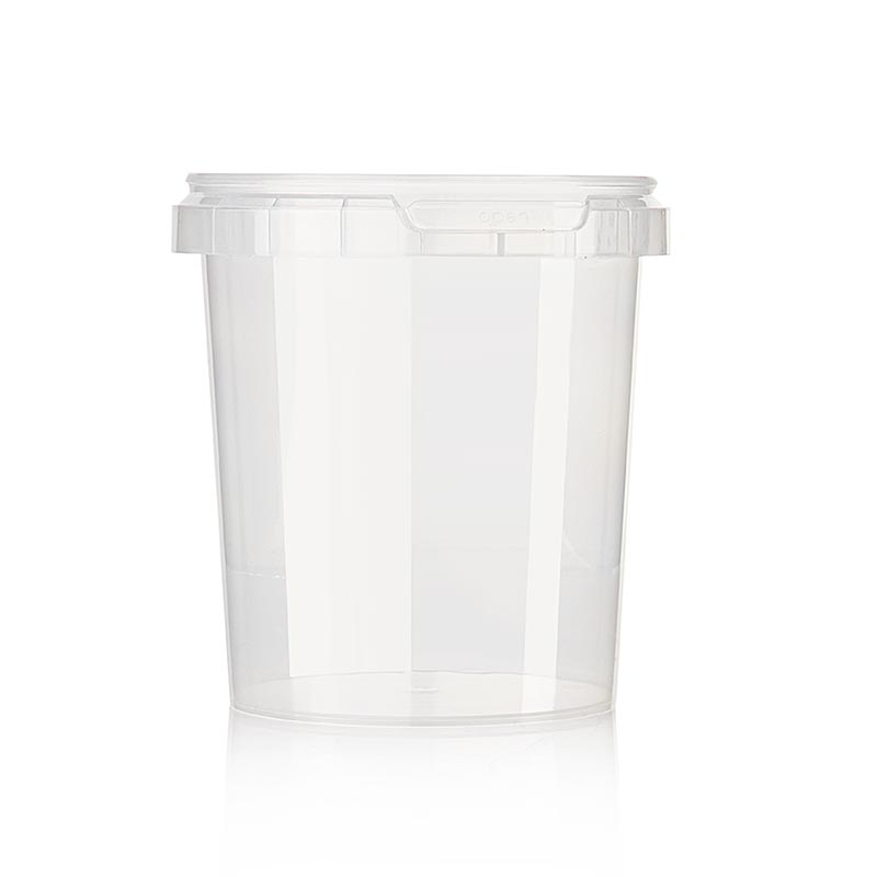 Plastic bakje "Circlecup", rond, ZONDER deksel, ø 95x120 mm, 520 ml, 1 stuk